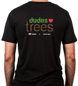 dudes love trees and goats back